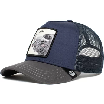 Goorin Bros. Buffalo Hard Widowmaker The Farm Navy Blue, Grey and Black Trucker Hat