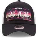 new-era-nevada-las-vegas-a-frame-license-plate-navy-blue-and-white-trucker-hat