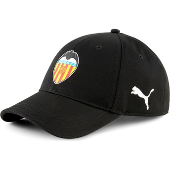 Puma Curved Brim Team Valencia CF LFP Black Snapback Cap