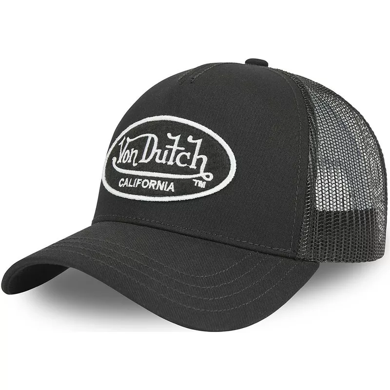 Caphunters - Von Dutch LOFB 5 Black Trucker Hat: Caphunters.co.uk