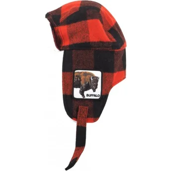 goorin-bros-buffalo-fluffalo-the-farm-red-and-black-sherpa-beanie