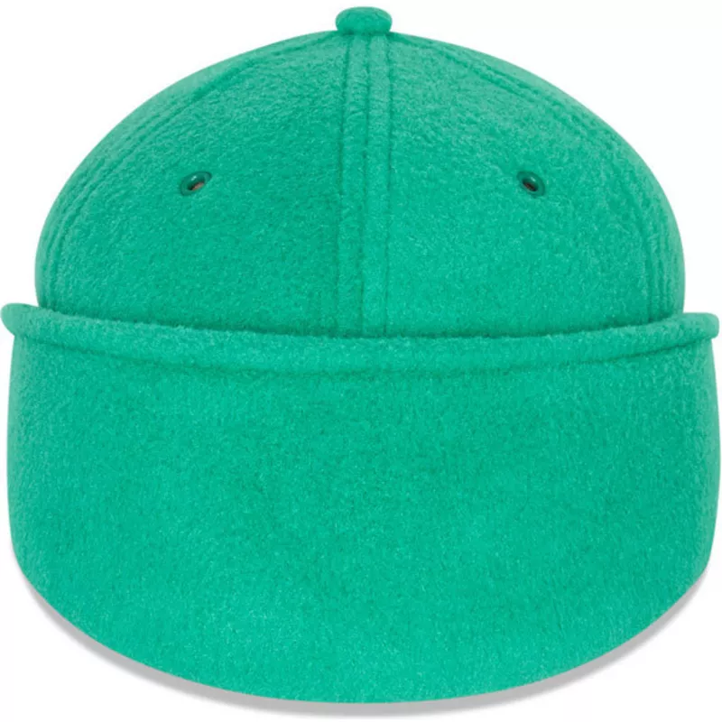 new-era-curved-brim-39thirty-polartec-dog-ear-fleece-green-fitted-cap