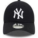 new-era-curved-brim-9forty-team-side-patch-new-york-yankees-mlb-navy-blue-adjustable-cap