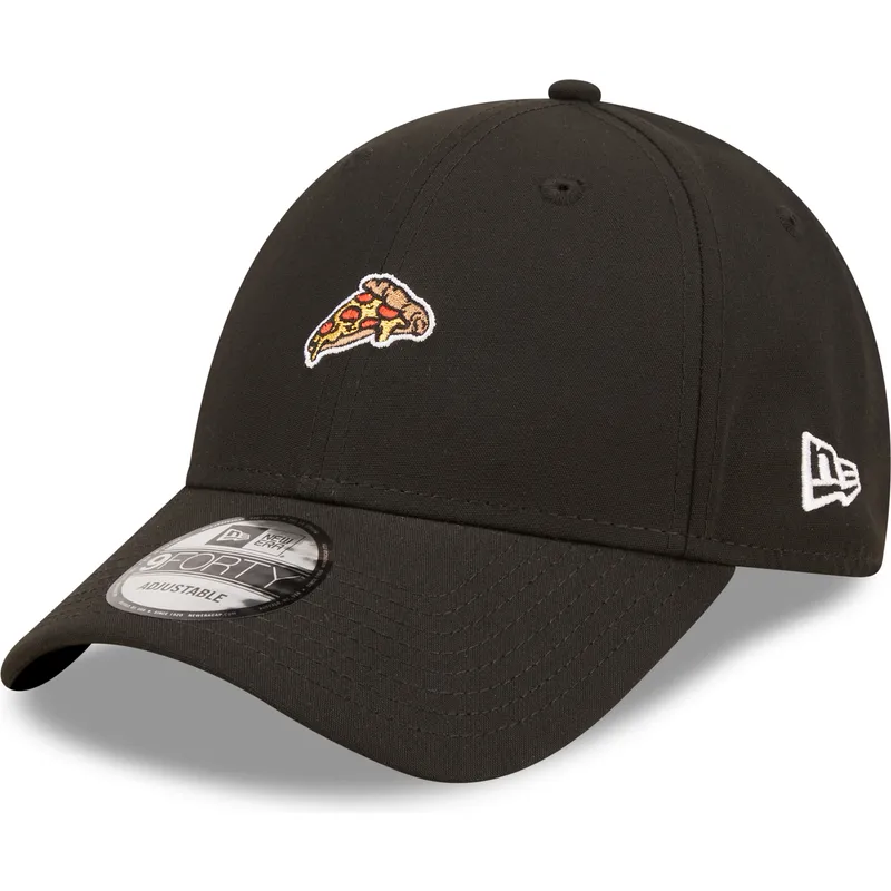 New Era Curved Brim Pizza Have A Slice 9FORTY Food Icon Black
