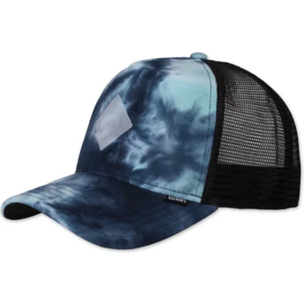 Djinns HFT JerseyBatique Navy Blue and Black Trucker Hat