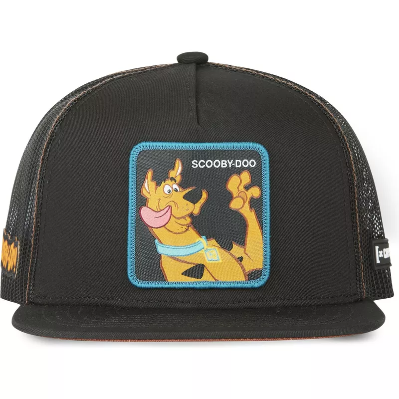 capslab-scooby-doo-sbd7-black-flat-brim-trucker-hat