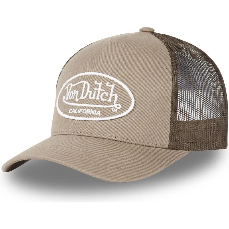 Caphunters - Von Dutch LOF B3 Brown Adjustable Trucker Hat: Caphunters.co.uk