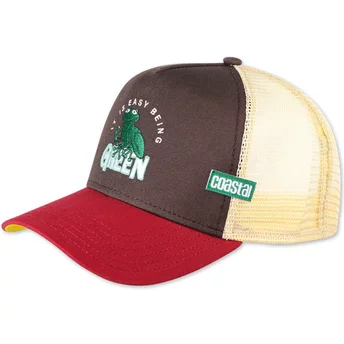 Coastal It Is Easy Being Green HFT Brown and Red Trucker Hat