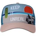 coastal-keep-it-unreal-hft-blue-and-beige-trucker-hat