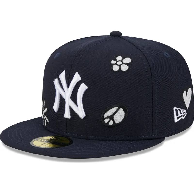 New Era Flat Brim 59FIFTY Sunlight Pop New York Yankees MLB Navy