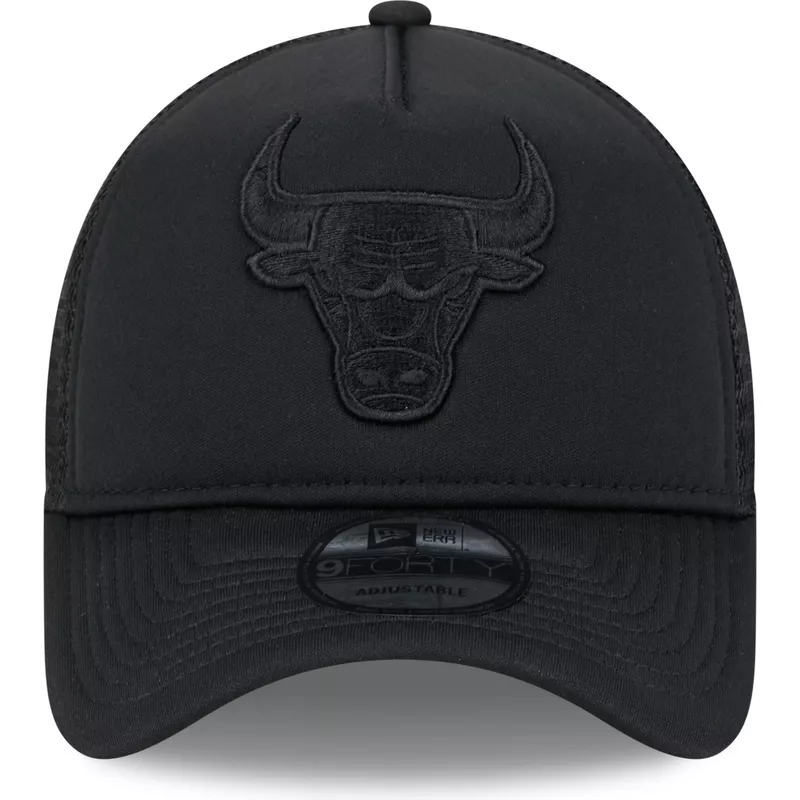 new-era-black-logo-9forty-a-frame-all-day-trucker-chicago-bulls-nba-black-trucker-hat