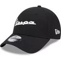 new-era-curved-brim-9forty-oversized-vespa-piaggio-black-adjustable-cap