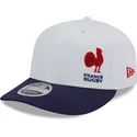 new-era-curved-brim-9fifty-stretch-snap-flawless-french-rugby-federation-ffr-white-and-blue-snapback-cap