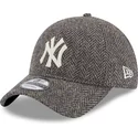 new-era-curved-brim-9twenty-tweed-pack-new-york-yankees-mlb-dark-grey-adjustable-cap