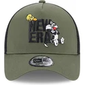 new-era-tweety-a-frame-looney-tunes-green-trucker-hat