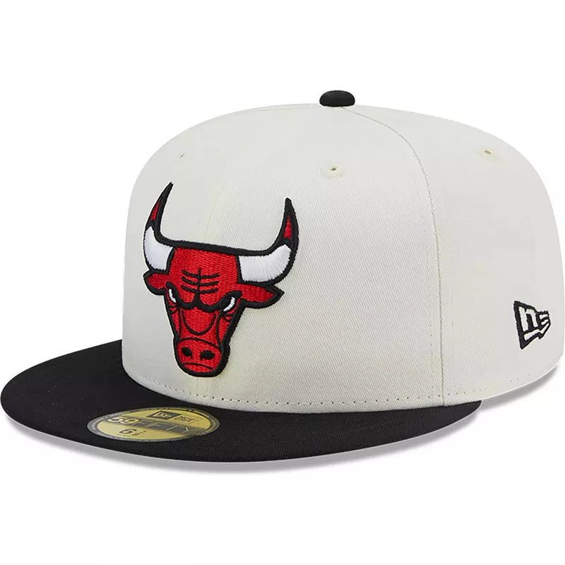 new-era-flat-brim-59fifty-championships-chicago-bulls-nba-white-and-black-fitted-cap