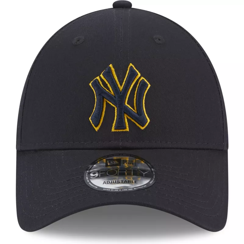 new-era-curved-brim-9forty-team-outline-new-york-yankees-mlb-navy-blue-adjustable-cap