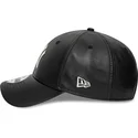 new-era-curved-brim-9forty-leather-new-york-yankees-mlb-black-adjustable-cap