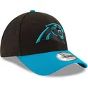 new-era-curved-brim-9forty-the-league-carolina-panthers-nfl-black-and-blue-adjustable-cap