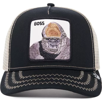 Goorin Bros. Gorilla The Boss The Farm Black and White Trucker Hat