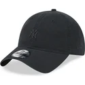 new-era-curved-brim-black-logo-9twenty-mini-logo-new-york-yankees-mlb-black-adjustable-cap