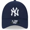 new-era-curved-brim-9forty-essential-melton-wool-new-york-yankees-mlb-navy-blue-adjustable-cap