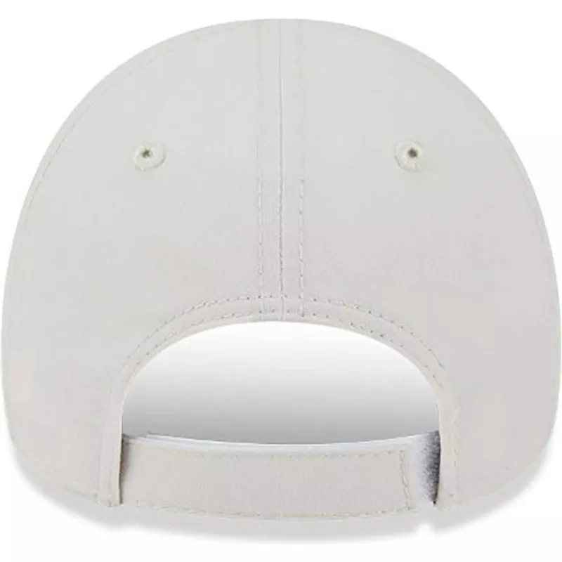new-era-curved-brim-youth-dinosaur-9forty-repreve-beige-adjustable-cap