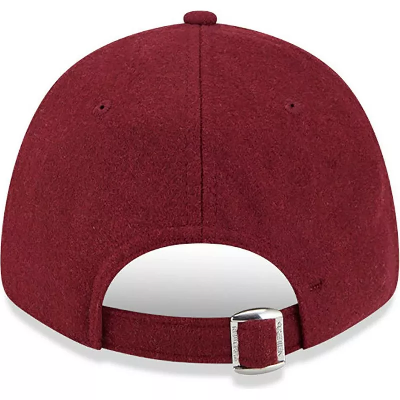 new-era-curved-brim-9forty-essential-melton-wool-new-york-yankees-mlb-red-adjustable-cap
