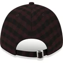 new-era-curved-brim-9forty-flannel-new-york-yankees-mlb-brown-adjustable-cap