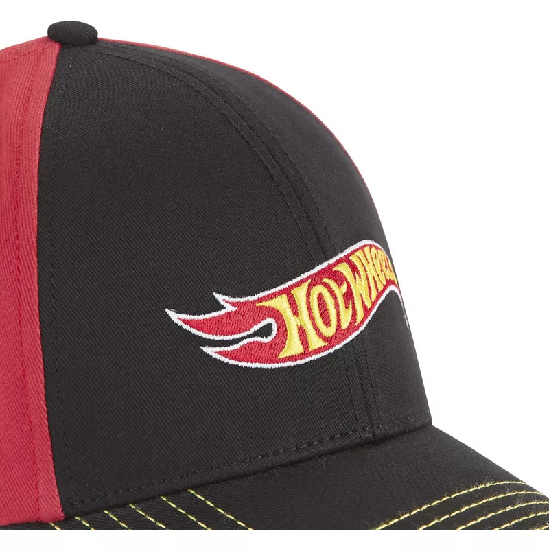 capslab-curved-brim-htw1-lo2-hot-wheels-black-and-red-snapback-cap