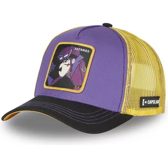 Capslab Dick Dastardly SAT4 Wacky Races Purple, Yellow and Black Trucker Hat