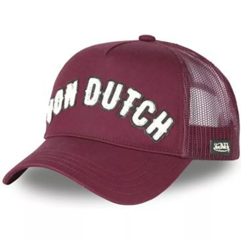 von-dutch-buckl-bo-maroon-trucker-hat