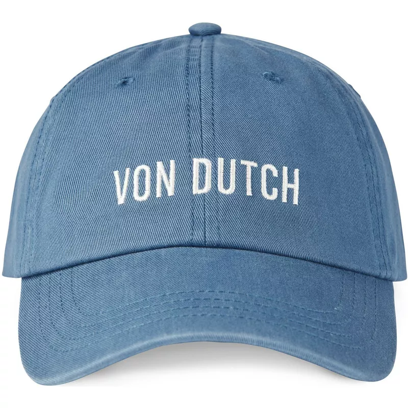 von-dutch-curved-brim-dc-bl-blue-adjustable-cap