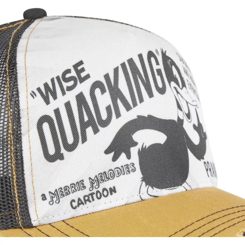 capslab-daffy-duck-loo8-duc1-looney-tunes-white-black-and-yellow-trucker-hat