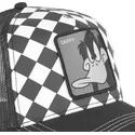 capslab-daffy-duck-loo8-daf1-looney-tunes-black-and-white-trucker-hat