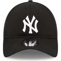new-era-curved-brim-9twenty-herringbone-new-york-yankees-mlb-black-adjustable-cap