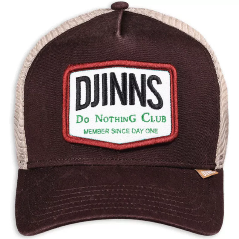 djinns-do-nothing-club-2-hft-brown-trucker-hat