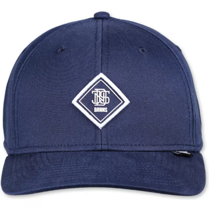djinns-curved-brim-brushed-twill-truefit-20-navy-blue-adjustable-cap