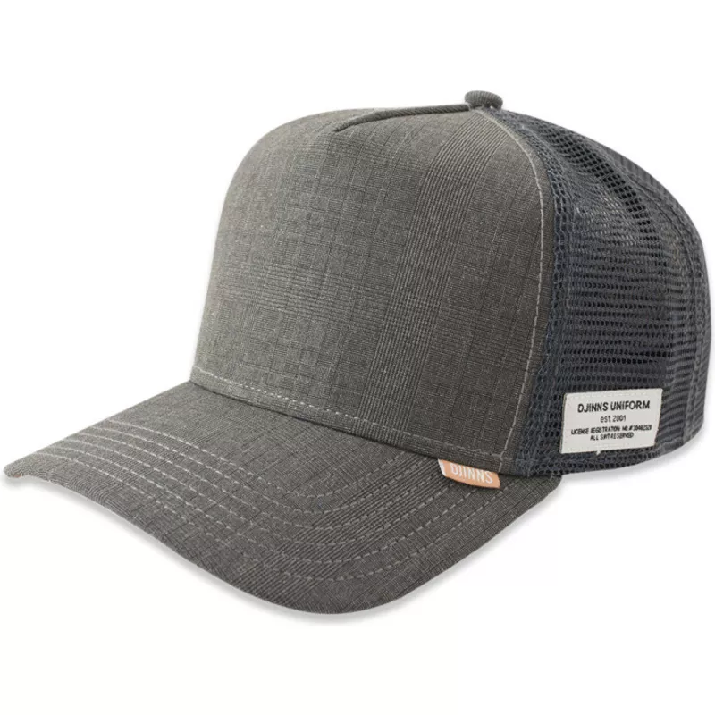 djinns-hft-glencheck-grey-trucker-hat