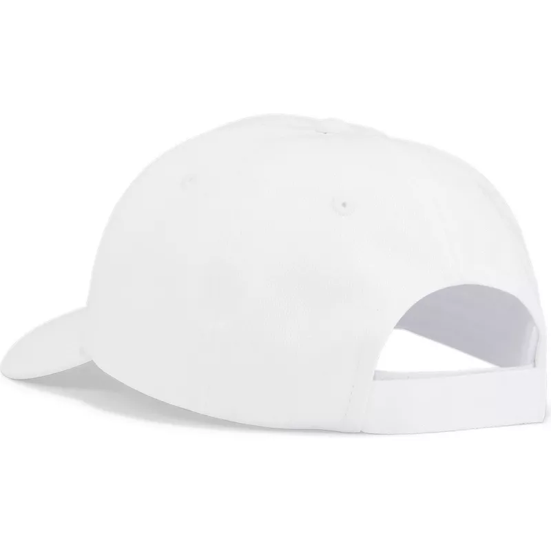 puma-curved-brim-pink-logo-essentials-no1-white-adjustable-cap