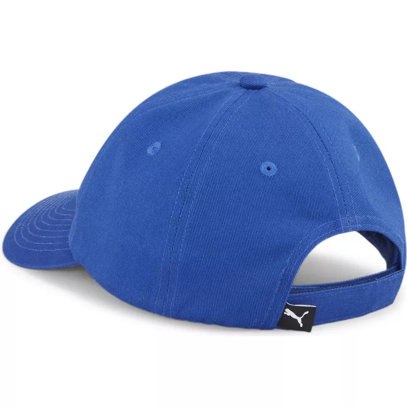 puma-curved-brim-youth-essentials-cat-logo-blue-adjustable-cap