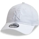 new-era-curved-brim-white-logo-9twenty-league-essential-new-york-yankees-mlb-white-adjustable-cap