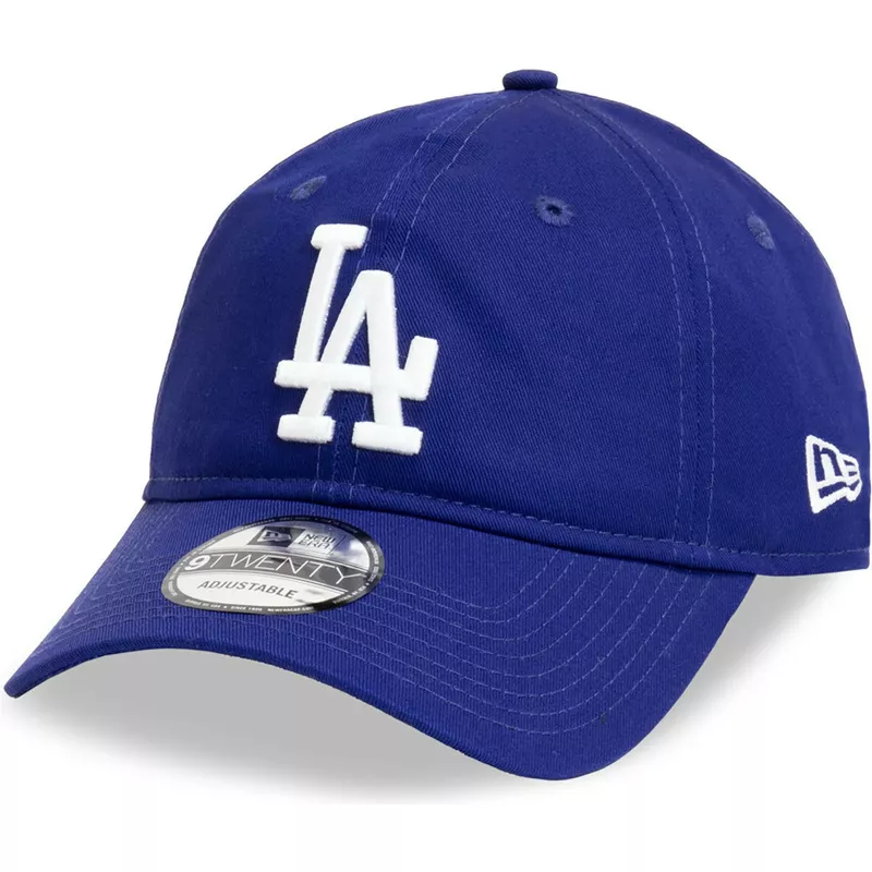 new-era-curved-brim-9twenty-league-essential-los-angeles-dodgers-mlb-blue-adjustable-cap
