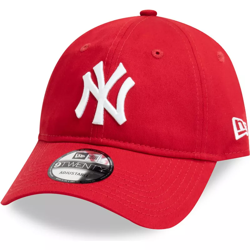 new-era-curved-brim-9twenty-league-essential-new-york-yankees-mlb-red-adjustable-cap