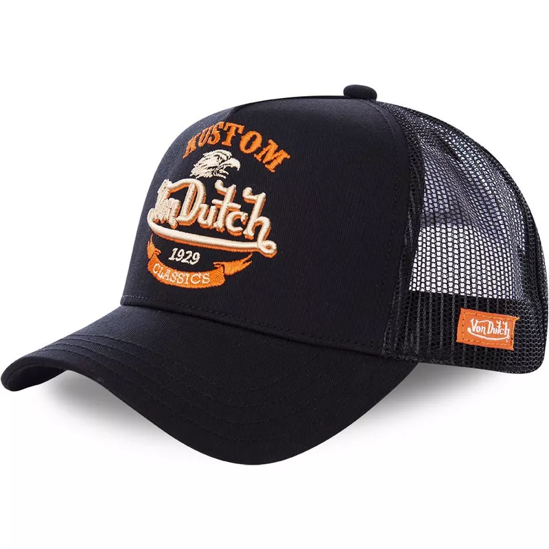 von-dutch-youth-eag-blk-black-trucker-hat