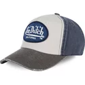 von-dutch-curved-brim-youth-jackmw-white-blue-and-grey-adjustable-cap