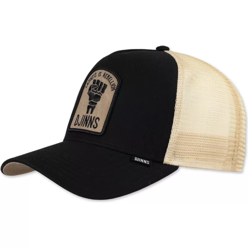 djinns-rebellion-hft-black-and-beige-trucker-hat