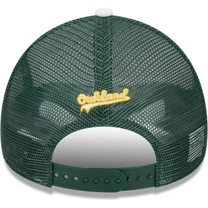 new-era-9forty-a-frame-circle-oakland-athletics-mlb-white-and-green-trucker-hat