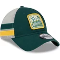 new-era-9twenty-stripe-oakland-athletics-mlb-green-and-white-trucker-hat