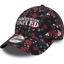 new-era-curved-brim-9forty-floral-all-over-print-manchester-united-football-club-premier-league-black-and-red-adjustable-cap